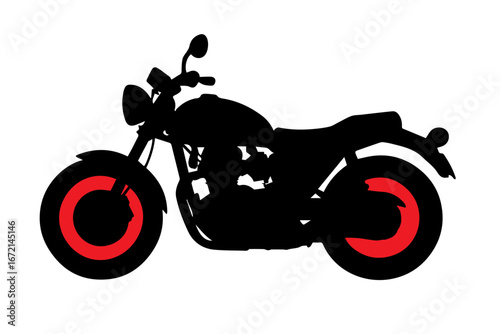motor bike silhouette