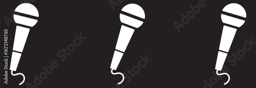 Microphone icon audio recording podcasting symbol, Microphone icon audio recording podcasting symbol eps 10