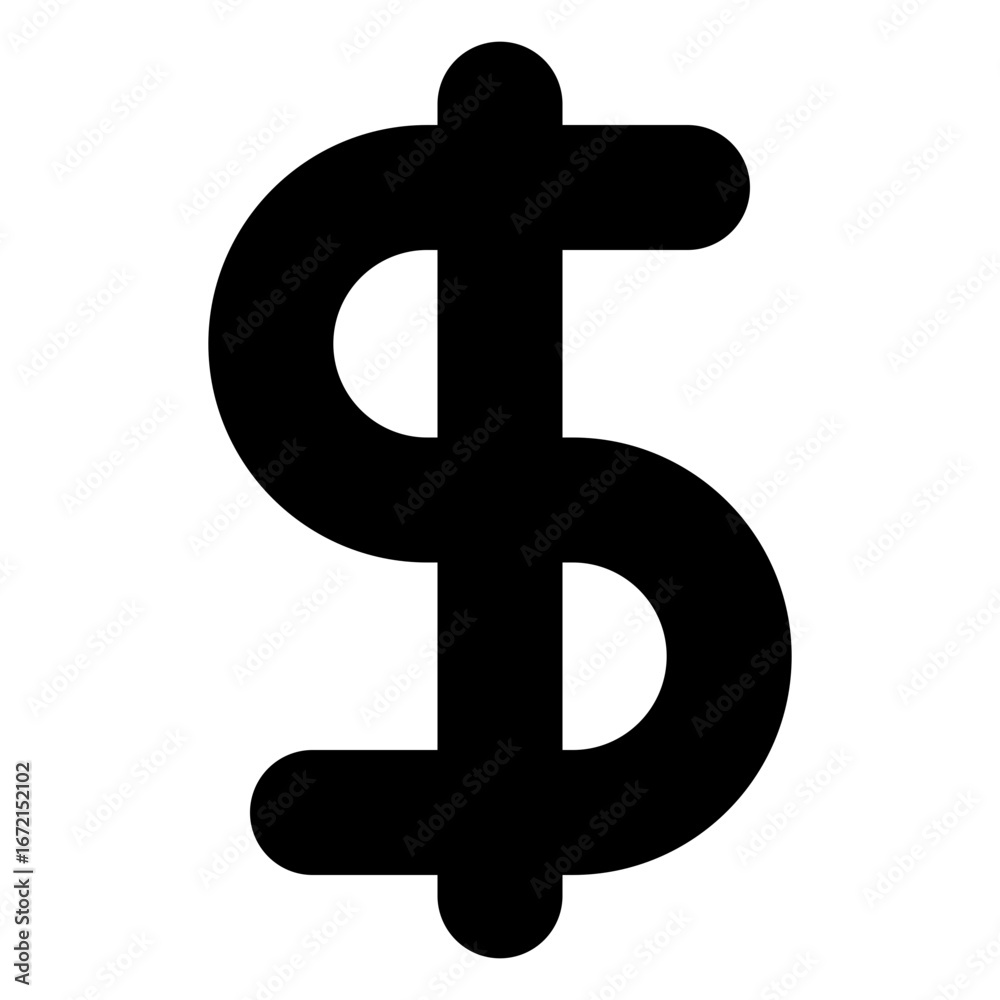 Obraz premium Dollar Icon Vector