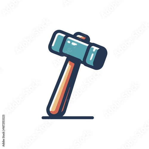 Colorful illustration of a gavel symbolizing justice, set against a plain background