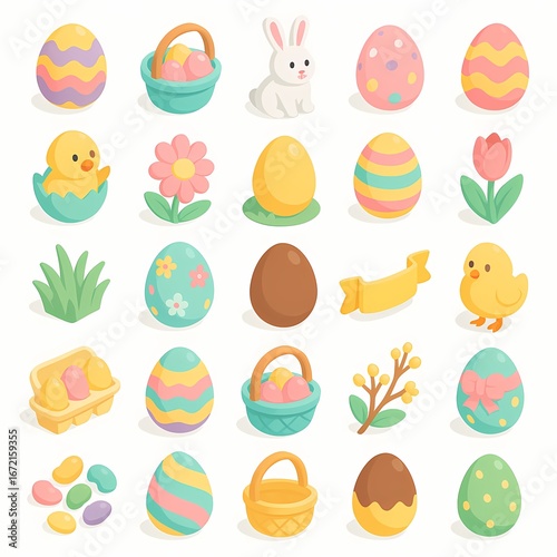 25 Easter Icon Pack