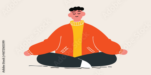 A serene individual finds i...