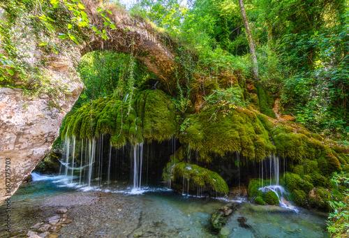 The beautiful Capelli di Venere waterfalls, located near the Cilento town of Casaletto Spartano, Campania, Italy.