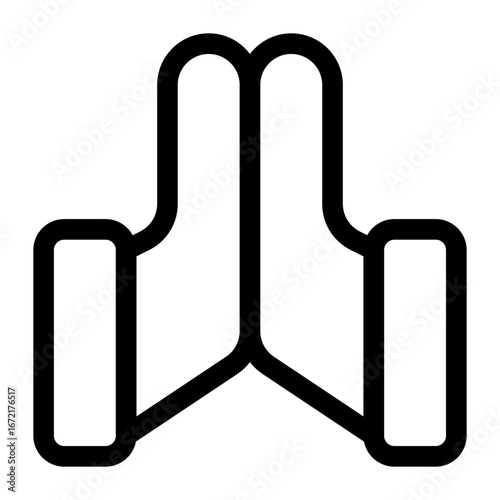 Pray Icon Outline