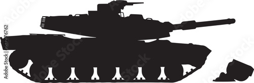 high resolution editable ai eps jpg png military tank outline silhouette illustration for posters and slides download ai