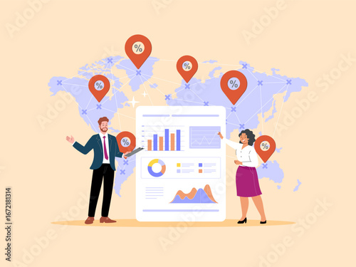 Marketing analysis for global market expansion, international trade in goods and services