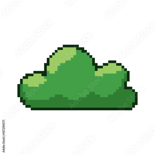 Pixel art bush