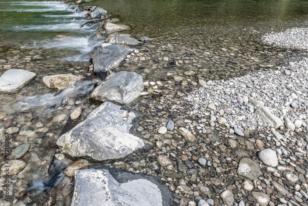 Fototapeta premium emme fluss emmental schweiz