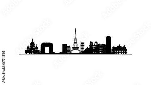 Engaging Paris skyline bounce reveal