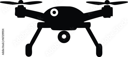 Drone icon, a symbol of modern technology