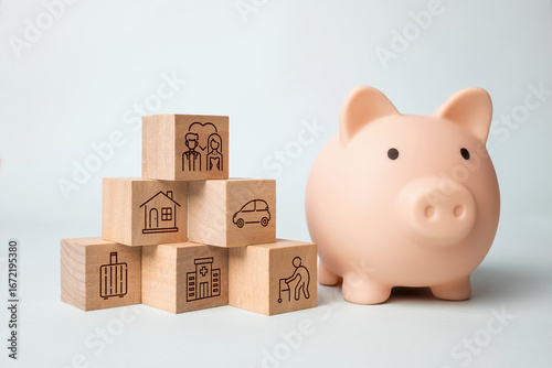 Planning savings for the important things in life. Saving for retirement, wedding, house, car, travel, insurance.