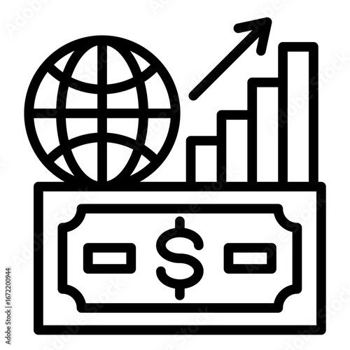 Economy  Icon Element For Design