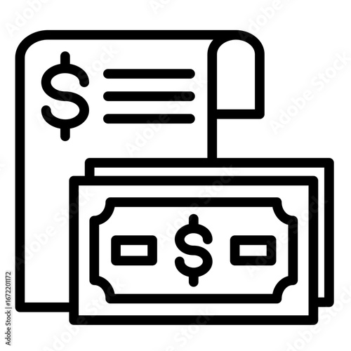 Expense  Icon Element For Design