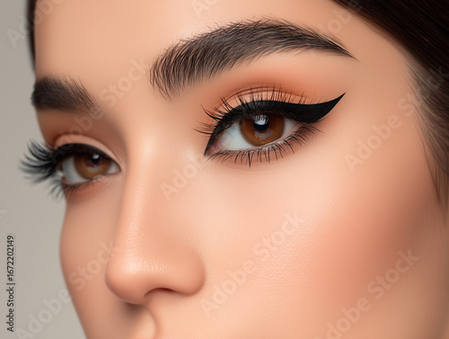 A hyperrealistic macro phot...