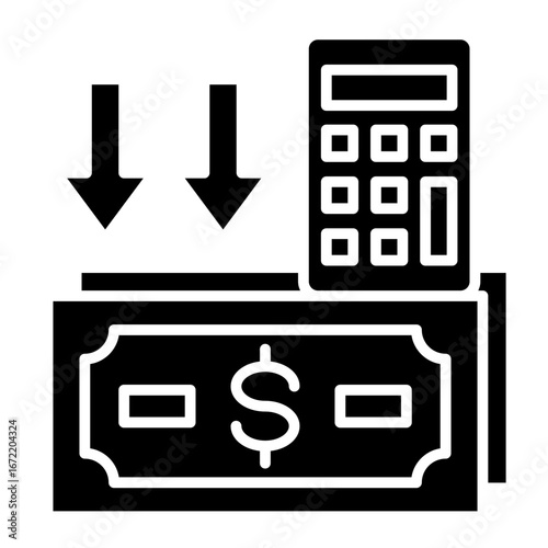 Cost  Icon Element For Design