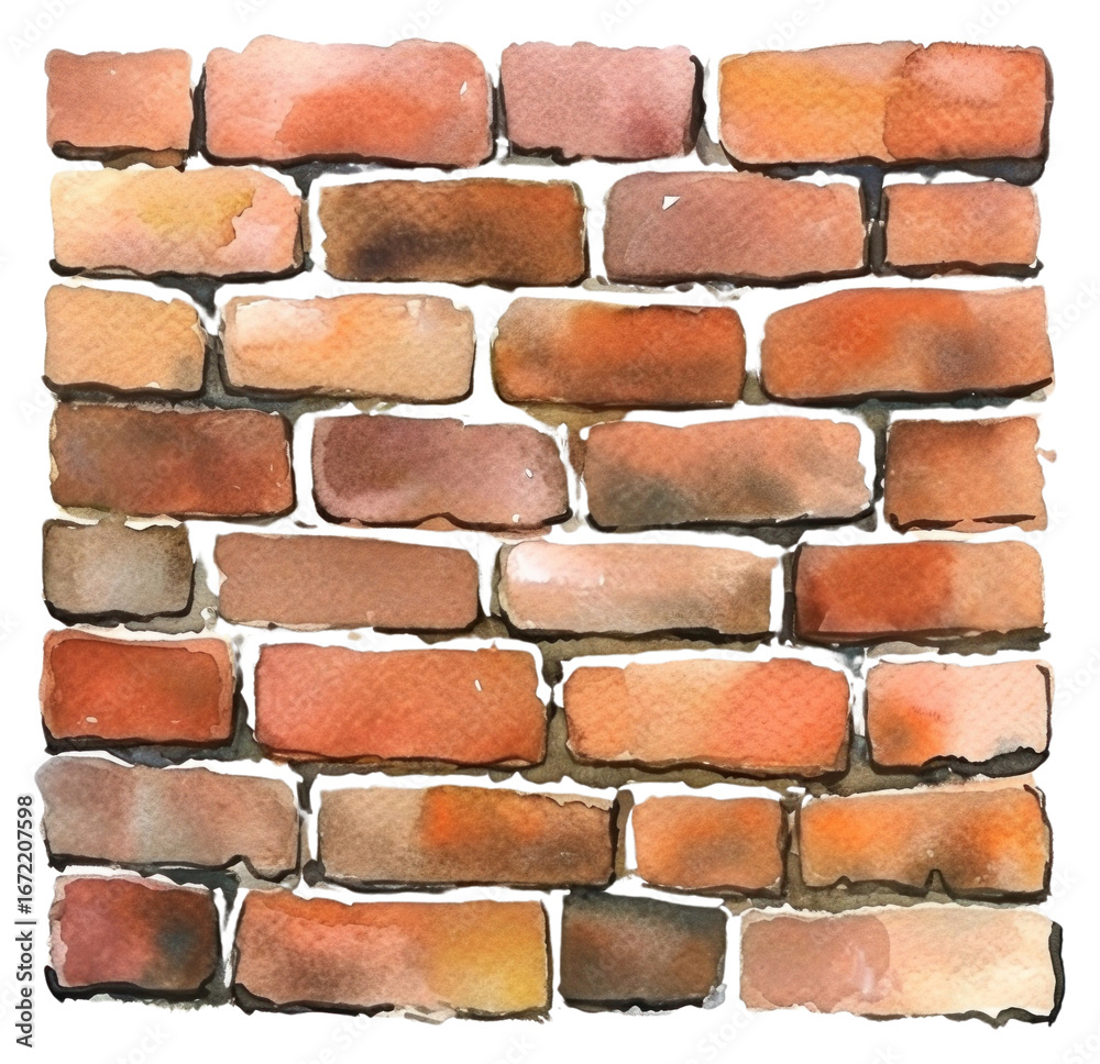 Fototapeta premium PNG Architecture brick wall backgrounds.