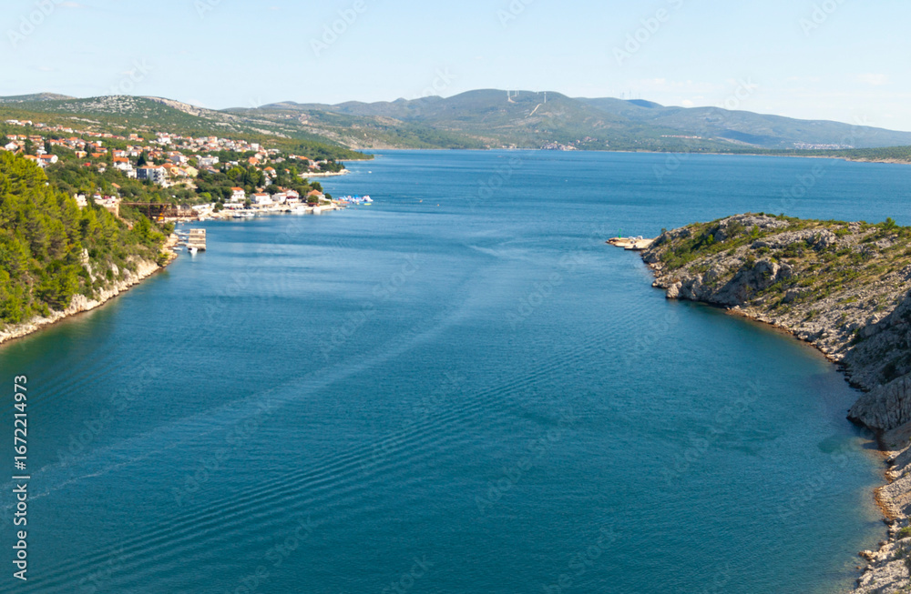 Fototapeta premium Coastal Serenity in Croatia