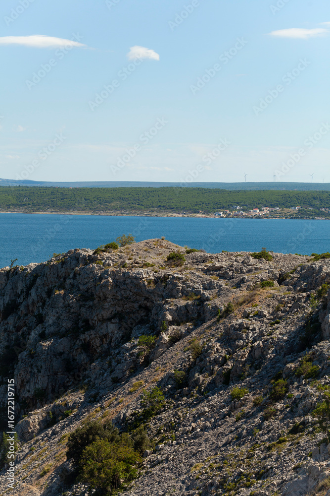 Coastal Rocky Landscape View