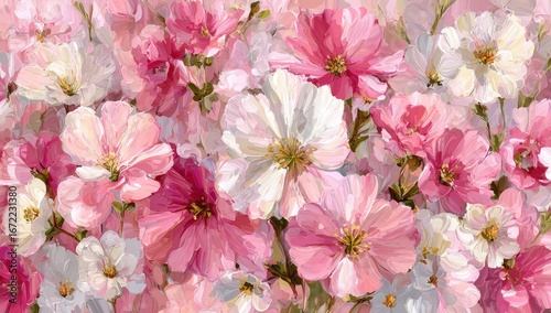 Floral blossom background