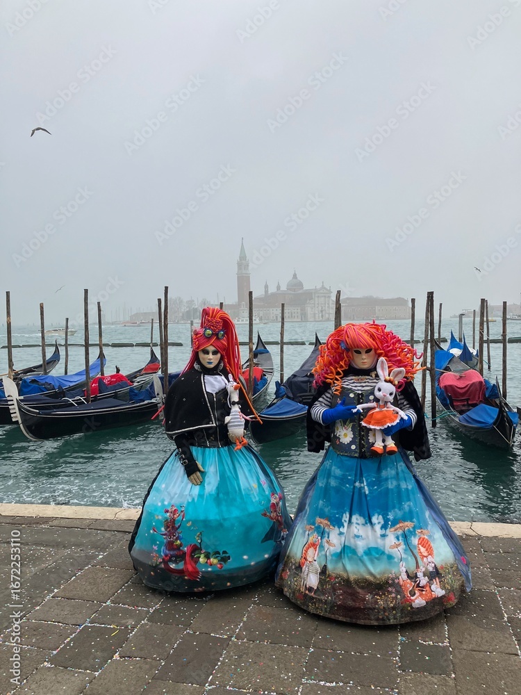 Obraz premium Carnival of Venice - Costumes
