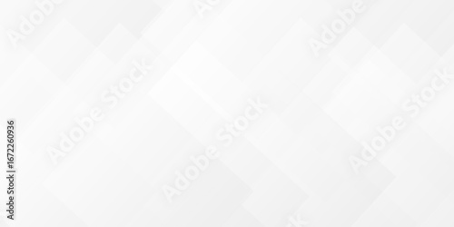 Abstract white and gray overlap triangle geometric technology design. minimal rectangle randomly arranged white lines transparent web square background. overlapping web template presentation design.	