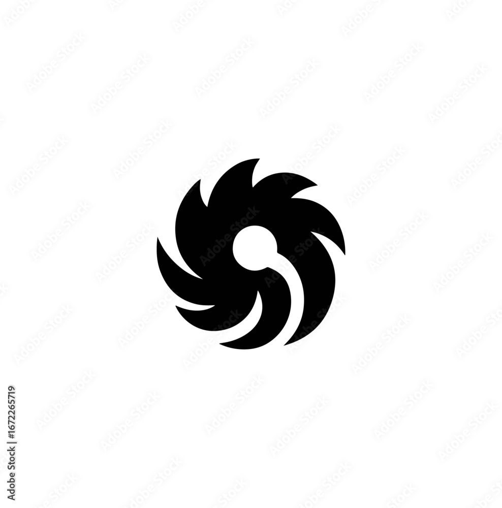 Obraz premium Solid black background