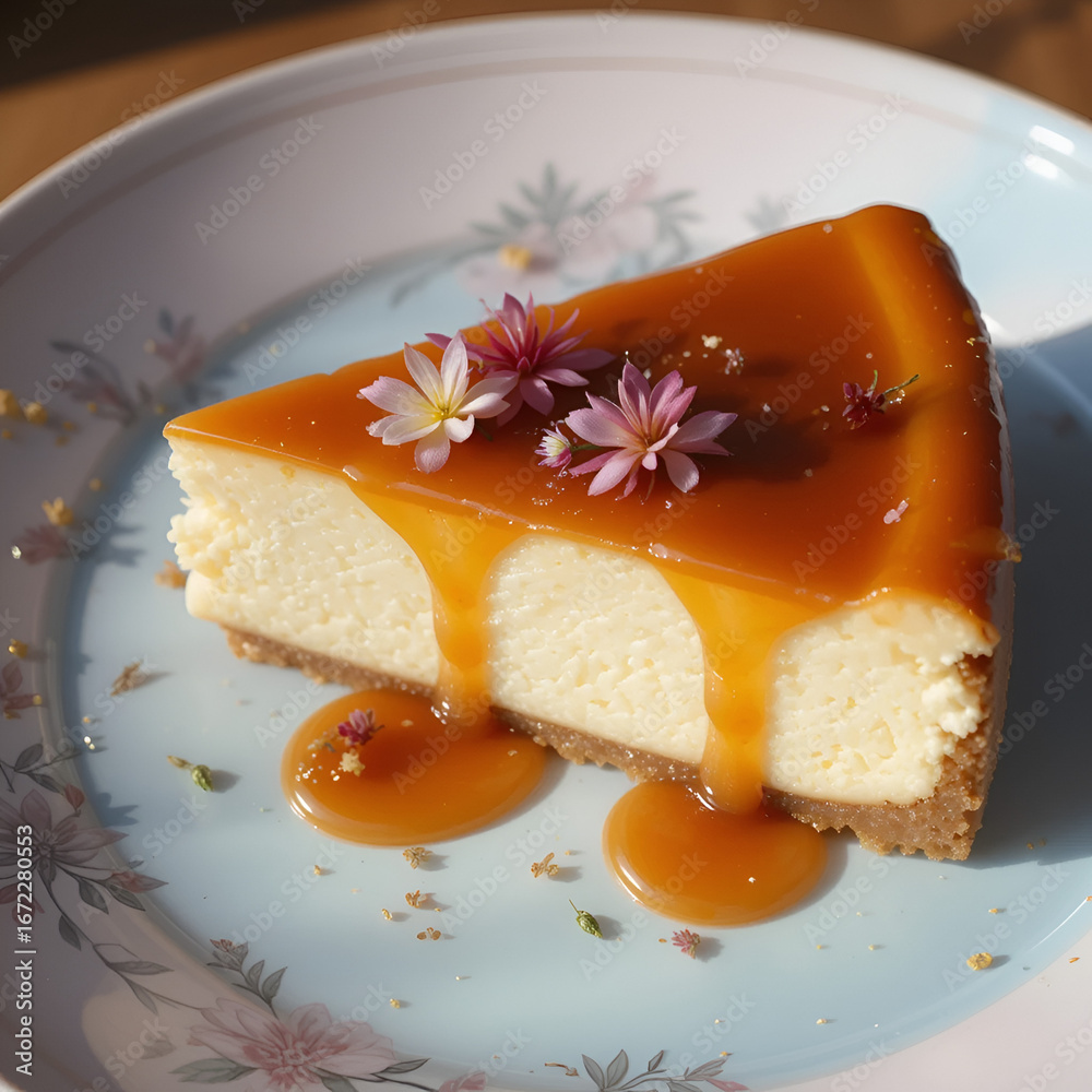 Fototapeta premium Caramel Drizzle Dream