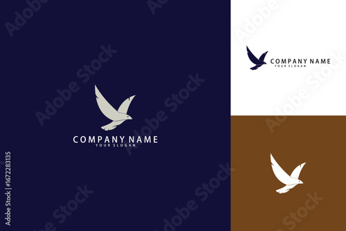 Elegant Bird Logo Design for Modern Company Branding.