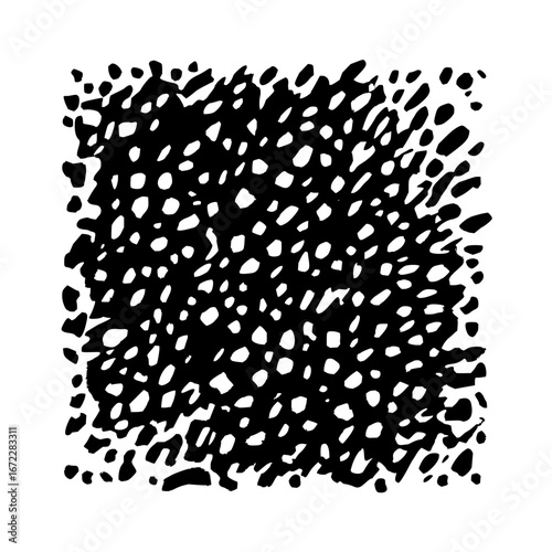 Black and white abstract art background with organic shapes for modern design and digital paper craft projects