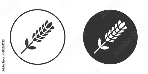 Lavender icon pictogram. Vector outline illustration isolated on white background.