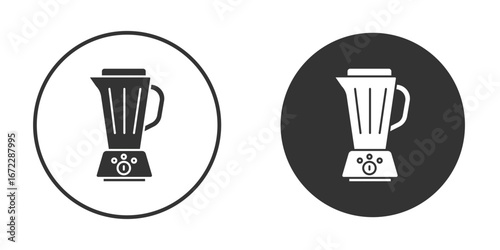 Juicer icon pictogram. Vector outline illustration isolated on white background.