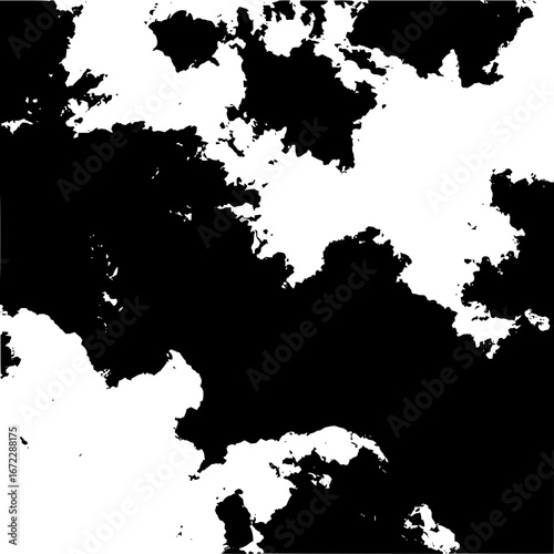 Abstract black and white cloudscape vector design for background texture and artistic illustration use cases