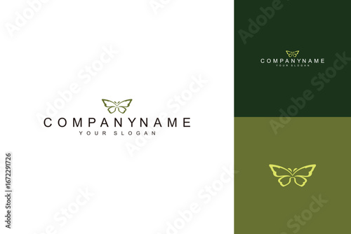 Elegant Minimalist Butterfly Logo Design for Sophisticated Brands.
