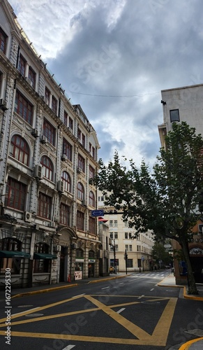 Photography street in the city of barcelona