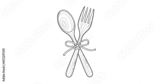Spoon fork cutlery kitchenware dining cooking utensil restaurant food eat bow