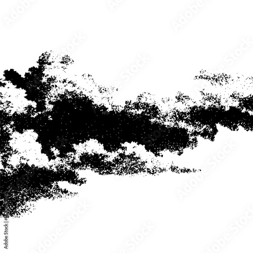 Black and white abstract cloudscape vector design for background and artistic texture element one hundred