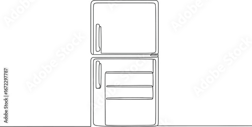 Refrigerator fridge appliance kitchen food storage cooling freezer home cold
