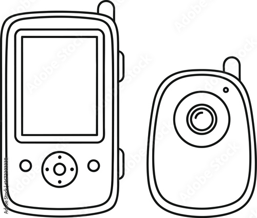Baby monitor camera security safety device technology wireless newborn care home