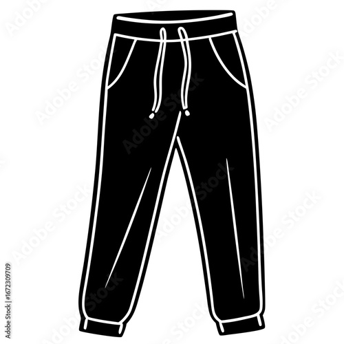 Fleece Pants Vector