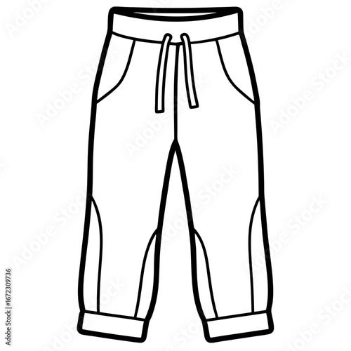 Fleece Pants Vector