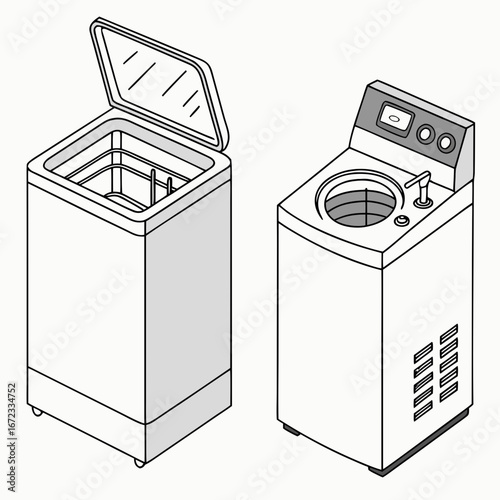 vector illustration of a set of dairy products