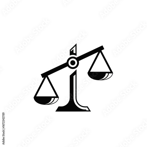 Conceptual balance scale for justice equilibrium measurement and comparison