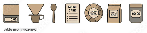 Brewing single origin coffee with precise methods and tools for optimal flavor profile analysis during tasting session