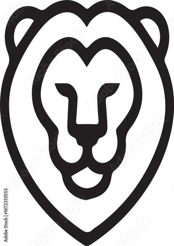 Lion head icon
