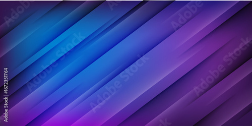 Abstract dark background with blue and pink neon glow. Neon light lines, waves.
