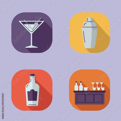 Cocktails Preparation and Serving at a Bar