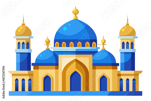 vector illustration of a mosque