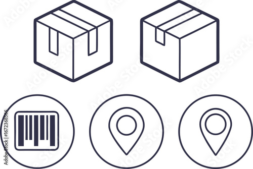 Online Shopping and Delivery Service Icon Pack. E Commerce Payment and Shipping Icons Collection. Retail Store and Home Delivery Symbol Set. Mobile Shopping and Logistics Icons Bundle. Digital Cart