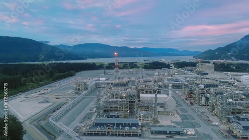 A liquified natural gas processing and shipping facility near Kitimat, British Columbia, Part 1