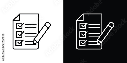 Defining icon in editable stroke. EPS 10 vector illustration.